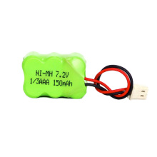 Batería recargable de 7.2v ni-mh Batería AAA 150mah